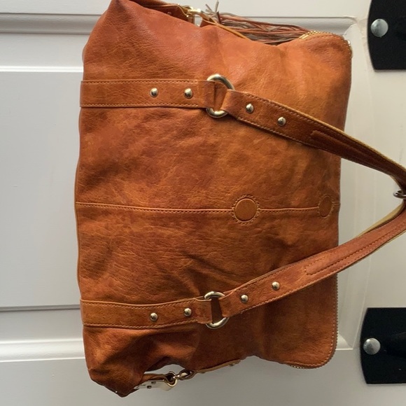 7 For All Mankind Brown Leather Handbag - Picture 6 of 10